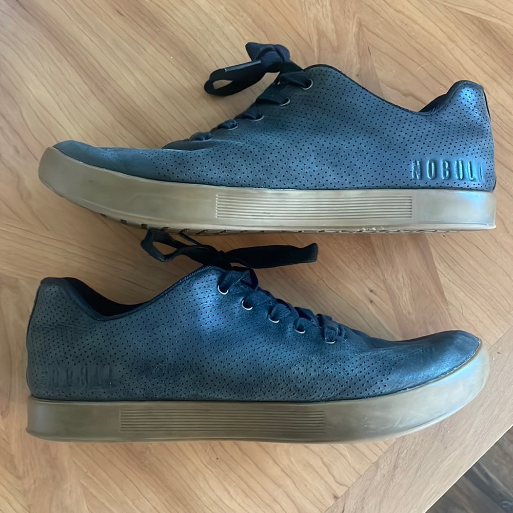 NoBull No Bull Black Ivy Trainer Gum Bottoms  Shoes Mens SZ 10 Women SZ 11.5